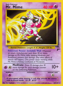 Mr. Mime 27/130 Base Set 2
