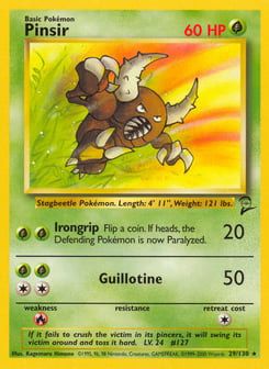 Pinsir 29/130 Base Set 2