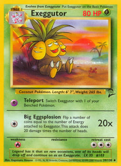 Exeggutor 39/130 Base Set 2