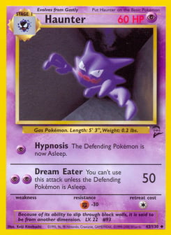 Haunter 43/130 Base Set 2
