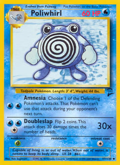 Poliwhirl 57/130 Base Set 2