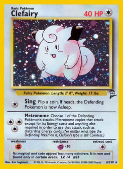 Clefairy 6/130 Base Set 2