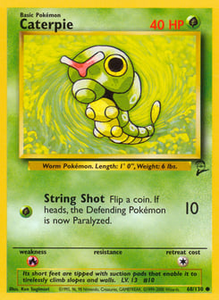 Caterpie 68/130 Base Set 2