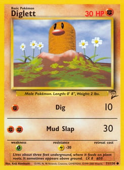 Diglett 71/130 Base Set 2