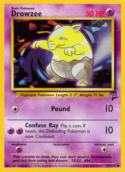 Drowzee 73/130 Base Set 2