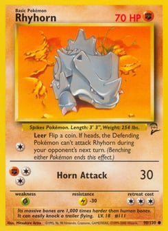 Rhyhorn 90/130 Base Set 2