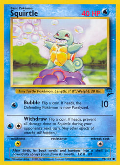 Squirtle 93/130 Base Set 2
