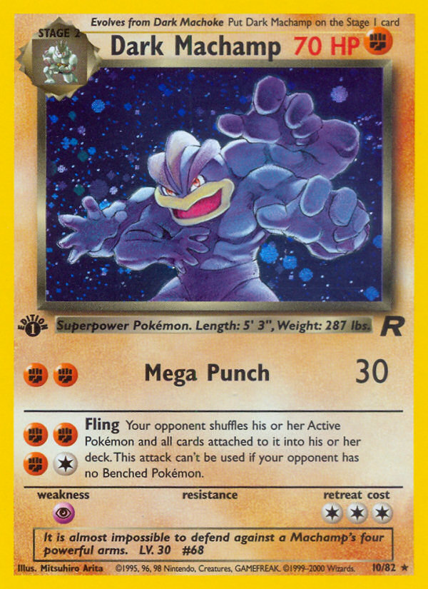 Dark Machamp 10/82 Team Rocket