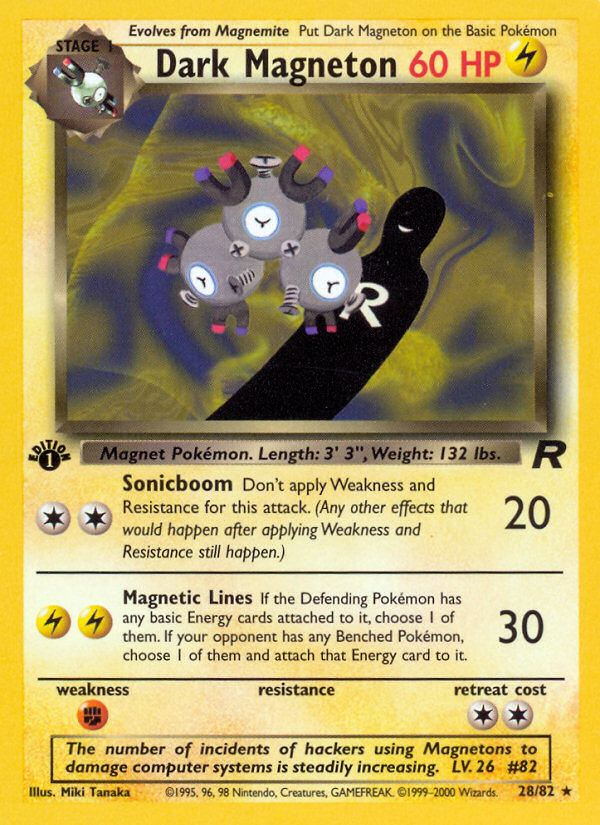 Dark Magneton 28/82 Team Rocket