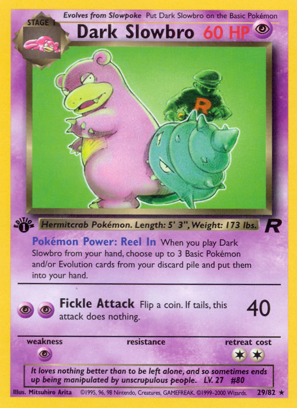Dark Slowbro 29/82 Team Rocket