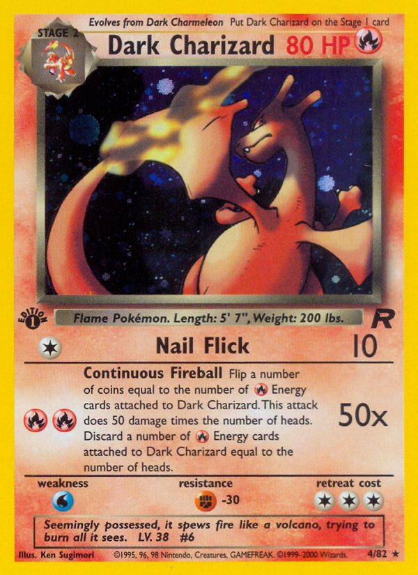 Dark Charizard 4/82 Team Rocket