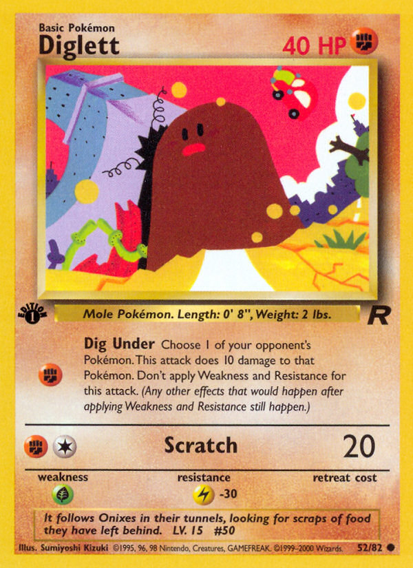 Diglett 52/82 Team Rocket