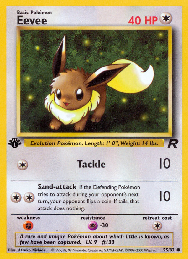 Eevee 55/82 Team Rocket