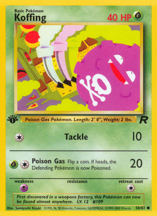 Koffing 58/82 Team Rocket