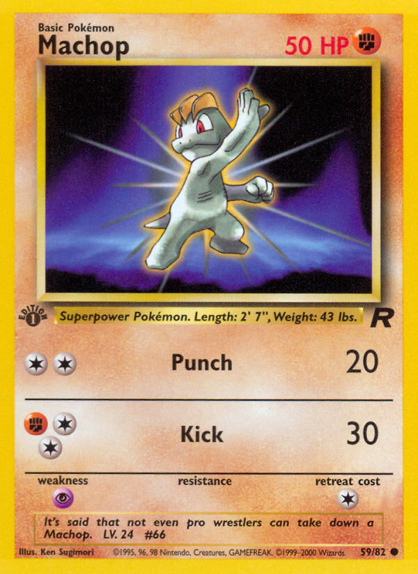 Machop 59/82 Team Rocket