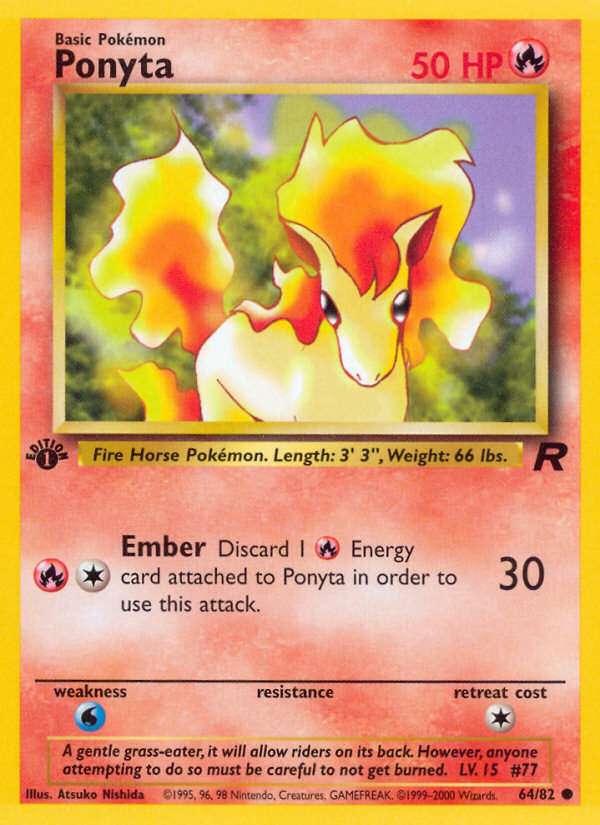 Ponyta 64/82 Team Rocket