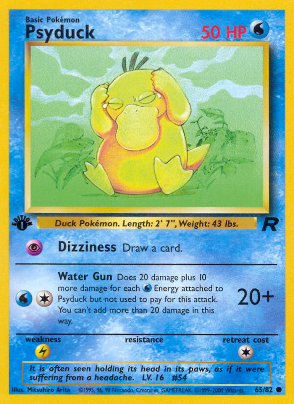 Psyduck 65/82 Team Rocket
