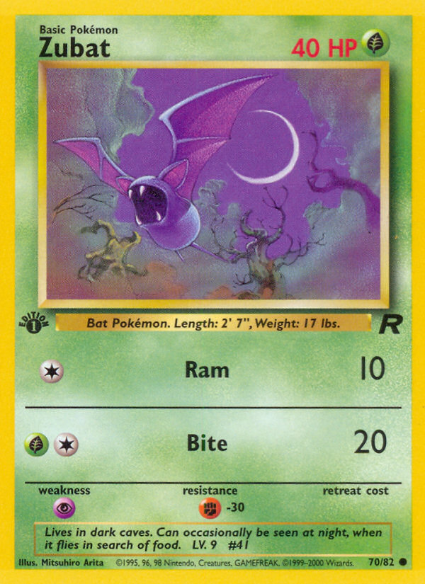 Zubat 70/82 Team Rocket
