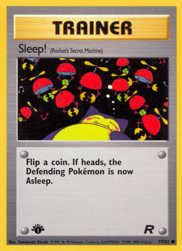 Sleep! 79/82 Team Rocket