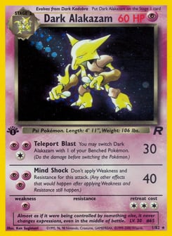 Dark Alakazam 1/82 Team Rocket