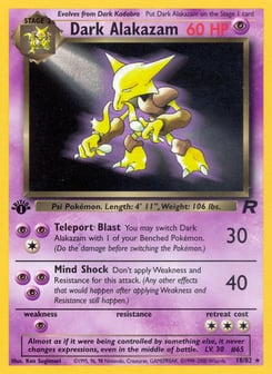 Dark Alakazam 18/82 Team Rocket
