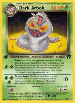 Dark Arbok 19/82 Team Rocket