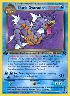 Dark Gyarados 25/82 Team Rocket