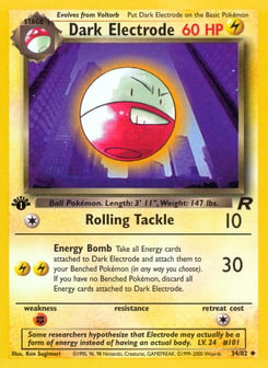 Dark Electrode 34/82 Team Rocket