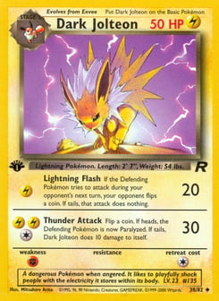 Dark Jolteon 38/82 Team Rocket