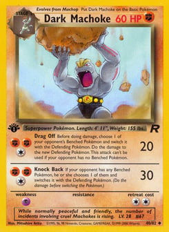 Dark Machoke 40/82 Team Rocket