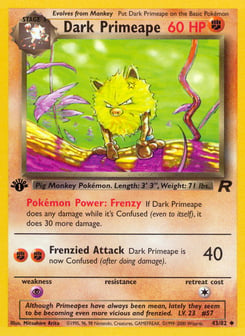 Dark Primeape 43/82 Team Rocket
