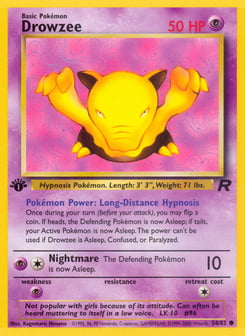 Drowzee 54/82 Team Rocket