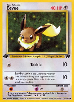 Eevee 55/82 Team Rocket