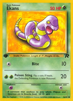 Ekans 56/82 Team Rocket