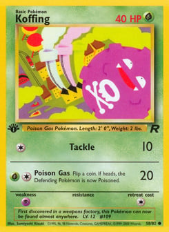 Koffing 58/82 Team Rocket