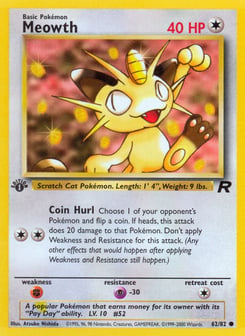 Meowth 62/82 Team Rocket