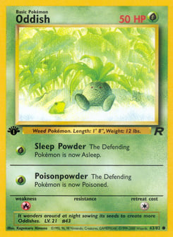 Oddish 63/82 Team Rocket