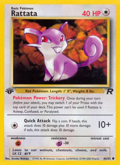 Rattata 66/82 Team Rocket