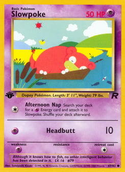 Slowpoke 67/82 Team Rocket