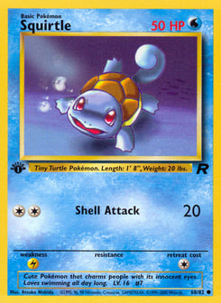 Squirtle 68/82 Team Rocket