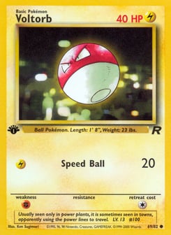 Voltorb 69/82 Team Rocket