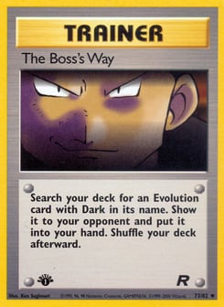 The Boss's Way 73/82 Team Rocket