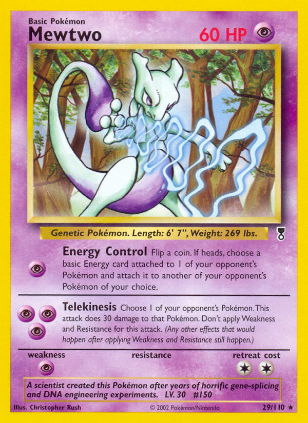 Mewtwo 29/110 Legendary Collection