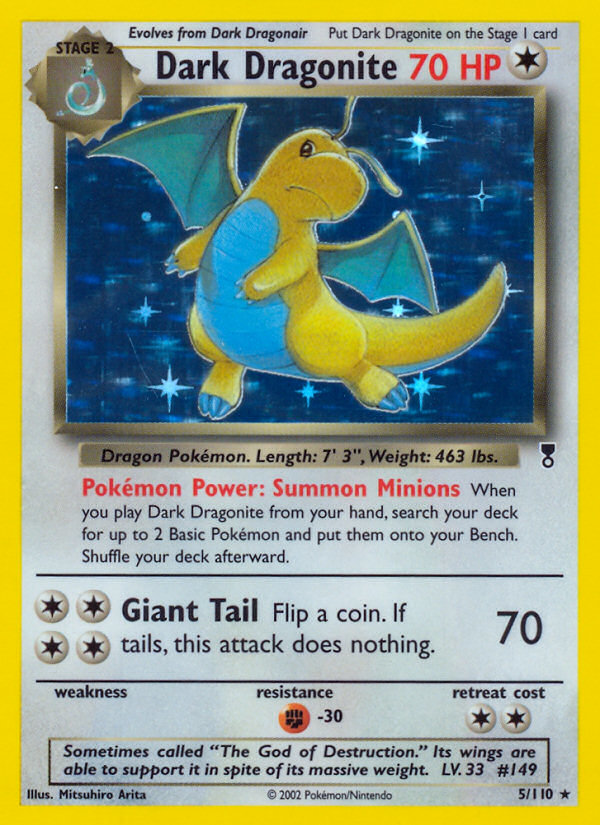 Dark Dragonite 5/110 Legendary Collection