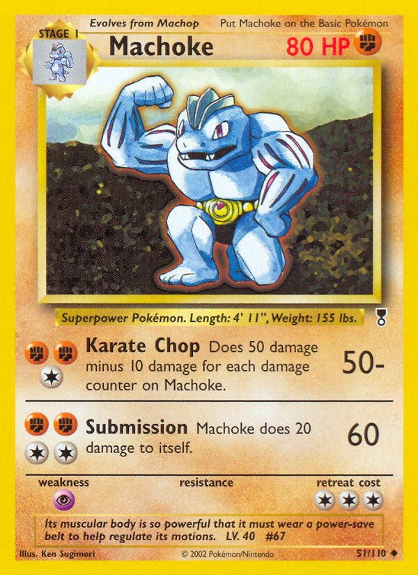 Machoke 51/110 Legendary Collection