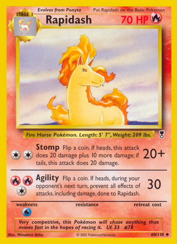 Rapidash 60/110 Legendary Collection