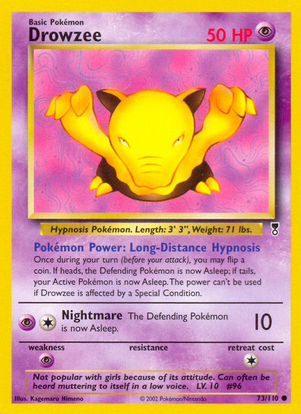 Drowzee 73/110 Legendary Collection