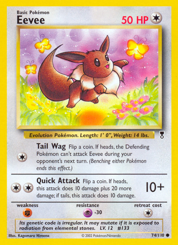 Eevee 74/110 Legendary Collection