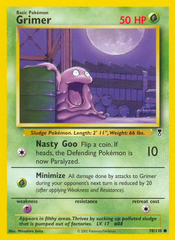 Grimer 78/110 Legendary Collection