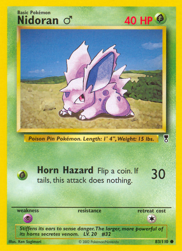 Nidoran ♂ 83/110 Legendary Collection